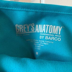 Teal Grey’s Anatomy scrub set